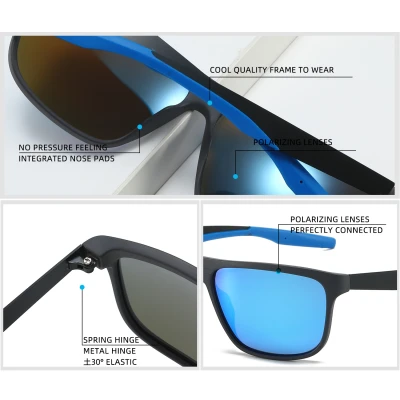 Men's TR Metal Polarized Sunglasses Outdoor Cycling Driving Glasses Fishing Travel Sunglasses 2