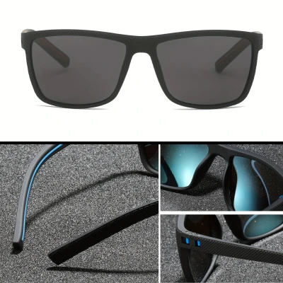 2024 Men's Sports Cycling Polarized Sunglasses Outdoor Fishing Driving Sunglasses Spring Pin Wire Glasses 3