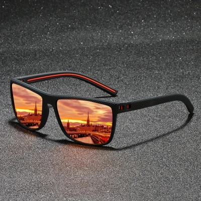 2024 Men's Sports Cycling Polarized Sunglasses Outdoor Fishing Driving Sunglasses Spring Pin Wire Glasses 4