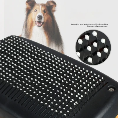 Pet Comb - Automatic Hair Removal and Self-cleaning Needle Comb For Dogs and Cats 1