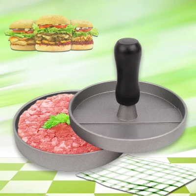 New Kitchenware Hamburger Burger Meat Press Device Cutlet Mold Bbq Kitchen Accessories Utensils Gadget Tools Novel Useful Things