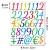 Handwritten Font (Colorful Numbers)