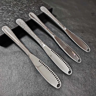 Stainless Steel Butter Knife Cheese Knife Household Spread Jam Bread Cheese Knife Western Dessert Butter Cream Spatula